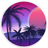 PURPLE BEACH SUNSET PEARL  WHITE CARBON FIBER TIRE COVER