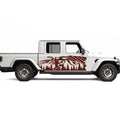 Patriotic Sasquatch Decal For Jeep Gladiator