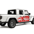 Patriotic Sasquatch Decal For Jeep Gladiator