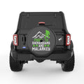 PRONE TO SHENANIGANS SASQUATCH BLACK CARBON FIBER TIRE COVER