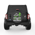 PRONE TO SHENANIGANS SASQUATCH BLACK TIRE COVER