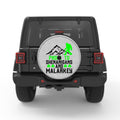 PRONE TO SHENANIGANS SASQUATCH WHITE TIRE COVER