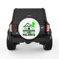 PRONE TO SHENANIGANS SASQUATCH WHITE TIRE COVER