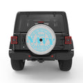 PROUD NAVY DAD WHITE TIRE COVER