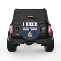 PROUD NAVY MOM BLACK TIRE COVER