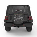 PROUD VETERAN PEARL  WHITE CARBON FIBER TIRE COVER