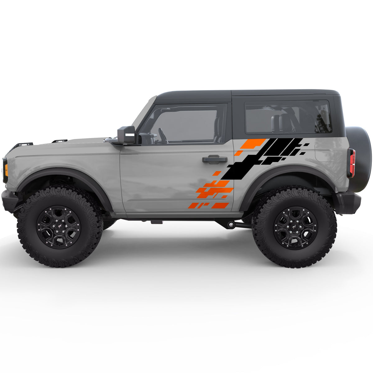 Quarter Panel Side Graphic Side Graphic Decal For Ford Bronco| Four ...