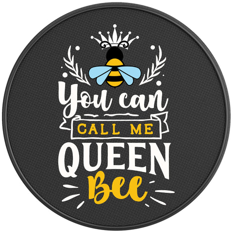 QUEEN BEE PEARL  WHITE CARBON FIBER TIRE COVER