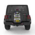 QUEEN BEE PEARL  WHITE CARBON FIBER TIRE COVER