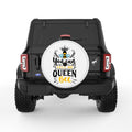 QUEEN BEE WHITE TIRE COVER