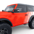 QUARTER PANEL SIDE FADING GRAPHICS BODY GRAPHIC DECAL FITS 2021+ FORD BRONCO 2 DOOR
