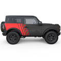 QUARTER PANEL SIDE FADING GRAPHICS SIDE GRAPHIC DECAL FITS 2025 FORD BRONCO 2 DOOR