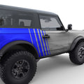 QUARTER PANEL SIDE FADING GRAPHICS DOOR DECAL FITS 2023 FORD BRONCO 2 DOOR