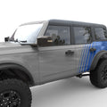 QUARTER PANEL SIDE FADING GRAPHICS BODY GRAPHIC DECAL FITS 2021+ FORD BRONCO 4 DOOR