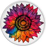 RAINBOW TIE DYE SUNFLOWER