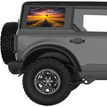 RAPESEED FIELD SUNSET QUARTER WINDOW DECAL FITS 2021+ FORD BRONCO 4 DOOR HARD TOP