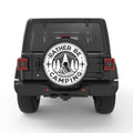 RATHER BE CAMPING BLACK CARBON FIBER TIRE COVER