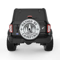 RATHER BE CAMPING BLACK CARBON FIBER TIRE COVER
