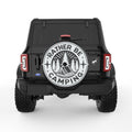 RATHER BE CAMPING BLACK TIRE COVER