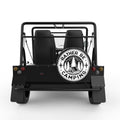 RATHER BE CAMPING BLACK TIRE COVER FOR MOKE