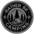 RATHER BE CAMPING SILVER CARBON FIBER TIRE COVER