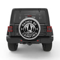 RATHER BE CAMPING WHITE TIRE COVER