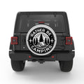 RATHER BE CAMPING BLACK TIRE COVER