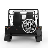 RATHER BE CAMPING WHITE TIRE COVER FOR MOKE