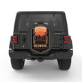REDWOOD PEARL  WHITE CARBON FIBER TIRE COVER