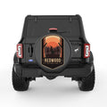 REDWOOD BLACK CARBON FIBER TIRE COVER