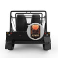 REDWOOD SILVER CARBON FIBER TIRE COVER FOR MOKE