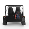 RED AND BLUE HAPPY 4TH JULY BLACK TIRE COVER FOR MOKE