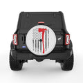 RED LINE FLAG PEARL  WHITE CARBON FIBER TIRE COVER