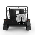 RELIGION SILVER CARBON FIBER TIRE COVER FOR MOKE
