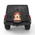 RETIRED FIREFIGHTER BLACK CARBON FIBER TIRE COVER