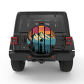 RETRO MOUNTAINS BLACK CARBON FIBER TIRE COVER