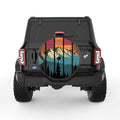 RETRO MOUNTAINS BLACK CARBON FIBER TIRE COVER