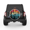 RETRO MOUNTAINS SILVER CARBON FIBER TIRE COVER