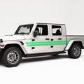 Retro Stripes Decal For Jeep Gladiator