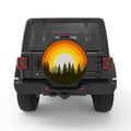 RETRO SUN FOREST PEARL  WHITE CARBON FIBER TIRE COVER