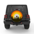 RETRO SUN FOREST BLACK CARBON FIBER TIRE COVER