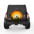 RETRO SUN FOREST BLACK CARBON FIBER TIRE COVER