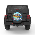 RHODE ISLAND PEARL  WHITE CARBON FIBER TIRE COVER