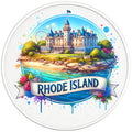 RHODE ISLAND BLACK TIRE COVER