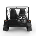RISE AND SHINE BLACK CARBON FIBER TIRE COVER FOR MOKE