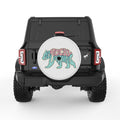 ROCKY MOUNTAIN BEAR PEARL  WHITE CARBON FIBER TIRE COVER