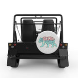 ROCKY MOUNTAIN BEAR WHITE CARBON FIBER TIRE COVER FOR MOKE