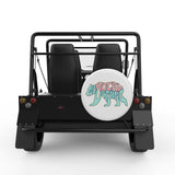 ROCKY MOUNTAIN BEAR WHITE TIRE COVER FOR MOKE