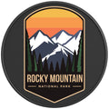 ROCKY MOUNTAIN NATIONAL PARK BLACK CARBON FIBER TIRE COVER
