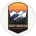 ROCKY MOUNTAIN NATIONAL PARK PEARL  WHITE CARBON FIBER TIRE COVER